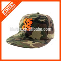 Nova moda bordado exército estilo boné e chapéu de camuflagem flat brim baseball caps